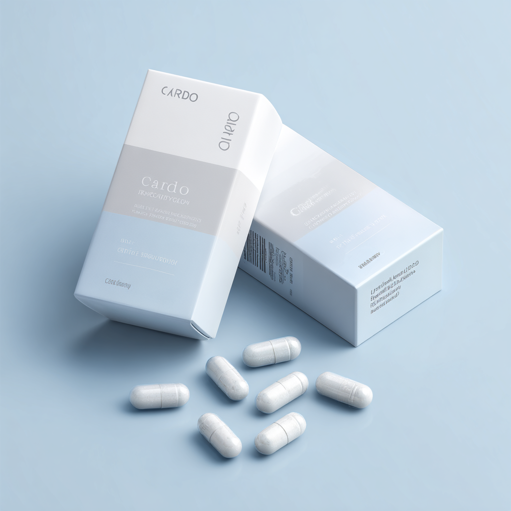 cardo natural supplement package on neutral background
